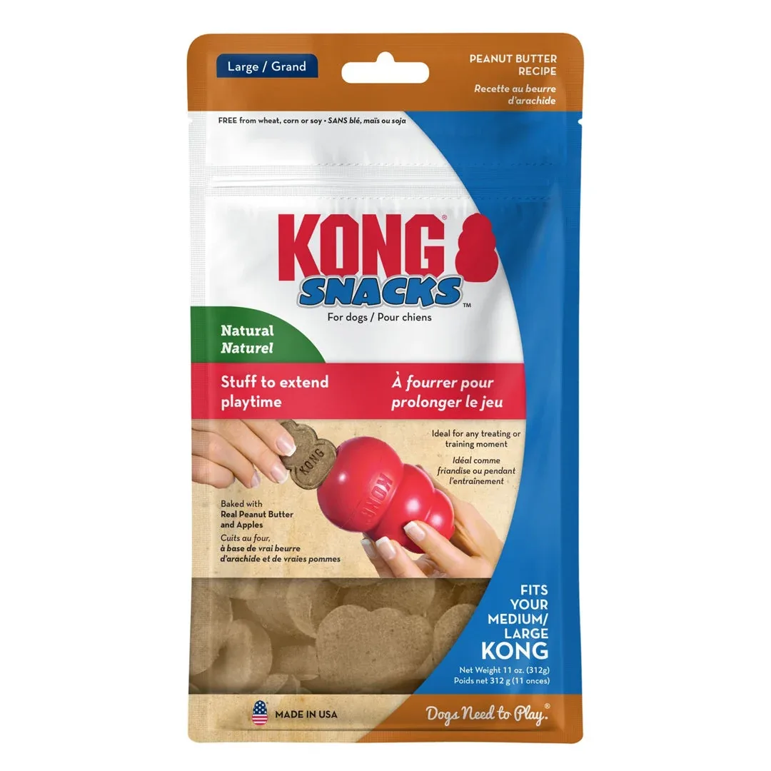 KONG Snacks Dog Treat Peanut Butter s Large 12oz - Image 2