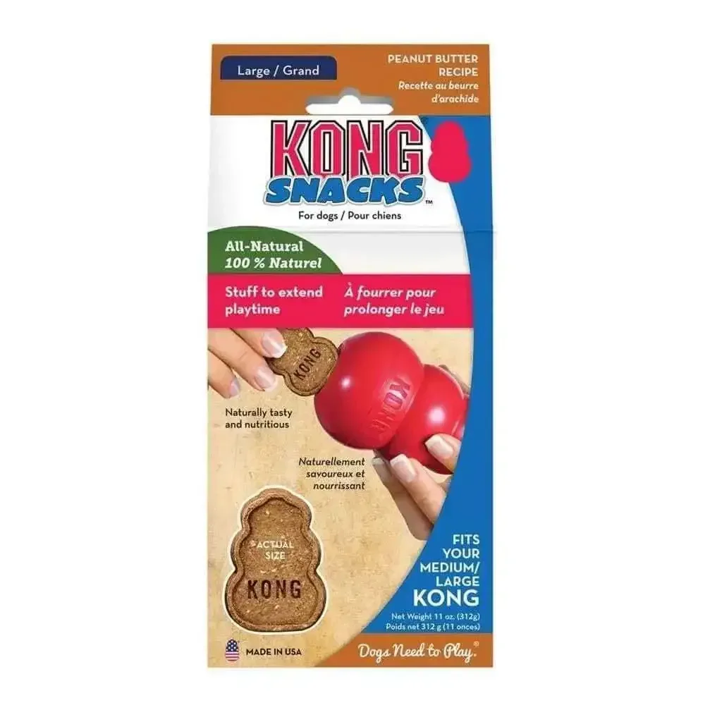 Kong Snacks Peanut Butter Dog Treats