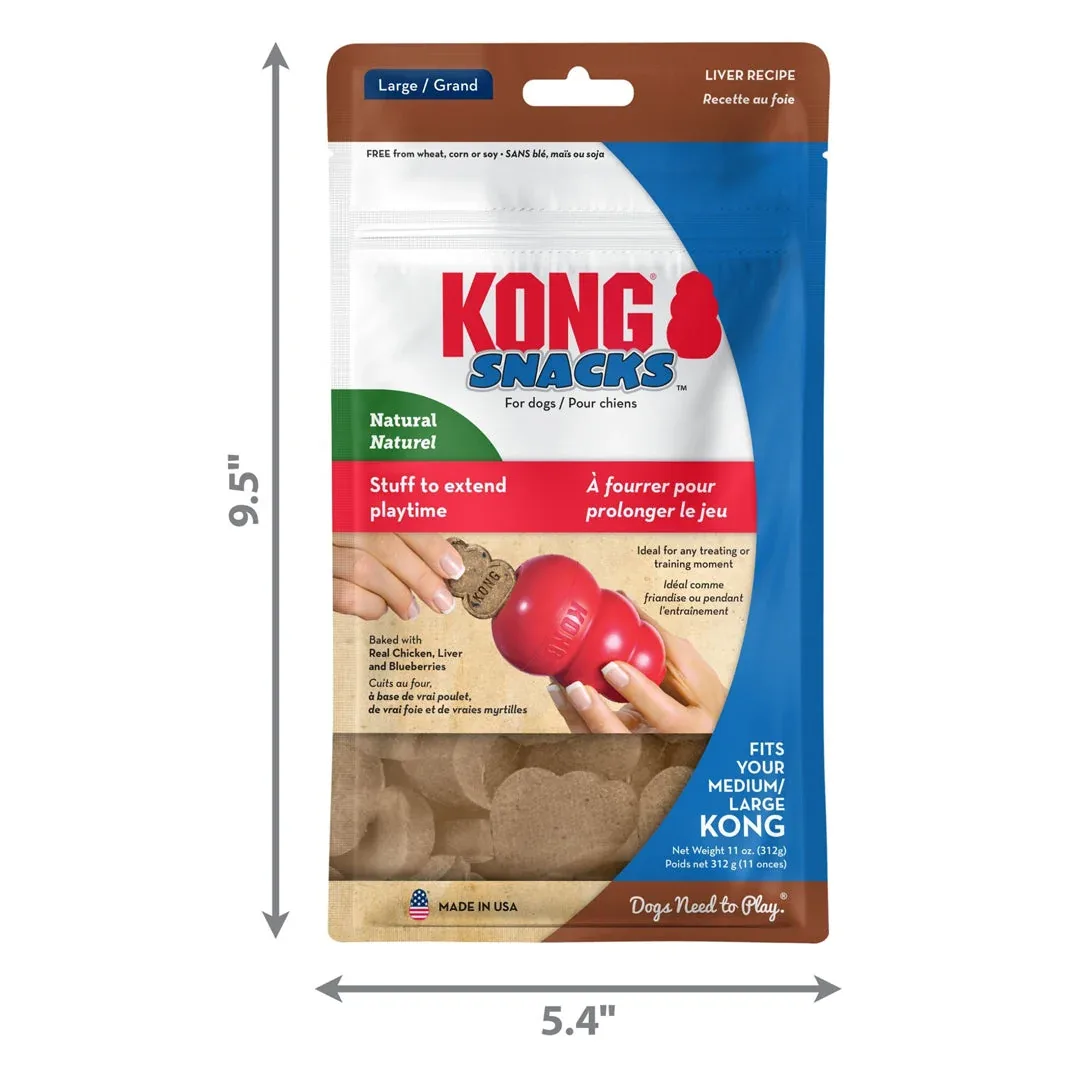 KONG Snacks Puppy Treat Chicken Liver Large 12oz - Image 2