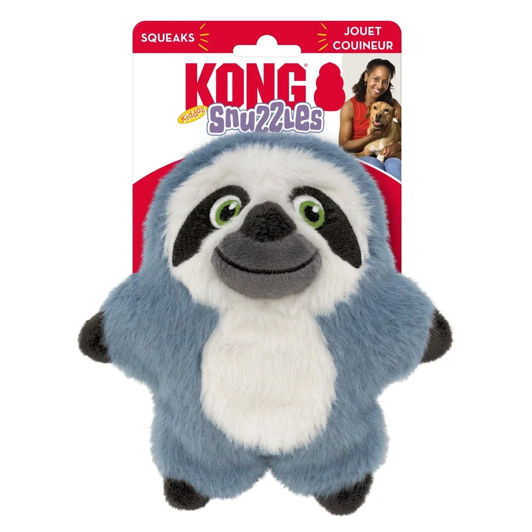 KONG Snuzzles Kiddos Sloth Dog Toy Small