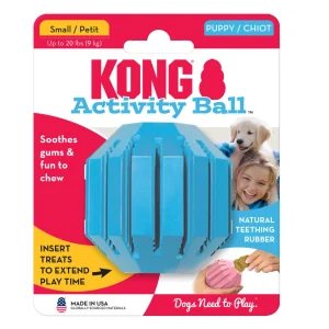 KONG Soft Rubber Activity Ball Puppy Toy Small