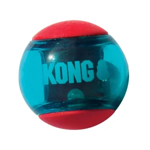 KONG Squeezz Action Ball Red Medium Dog Toy