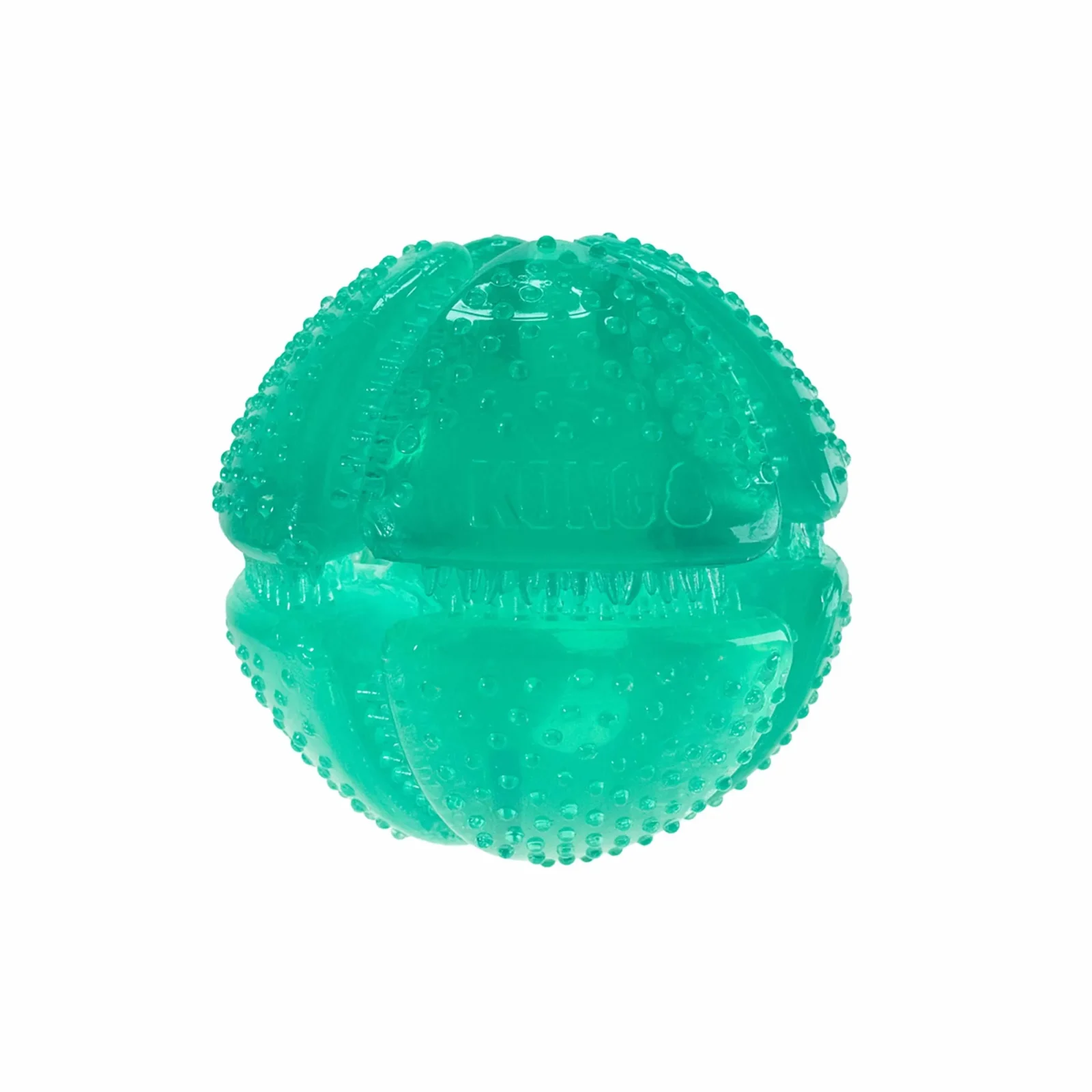 KONG Squeezz Dental Ball Dog Chew Toy Medium - Image 2