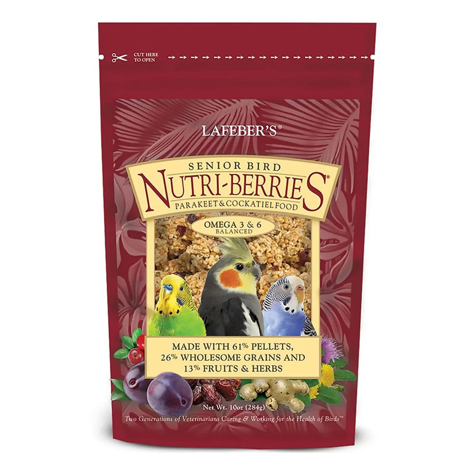 Lafeber Company Senior Bird Nutri-Berries Parakeet & Cockatiel Food 1ea/10oz.
