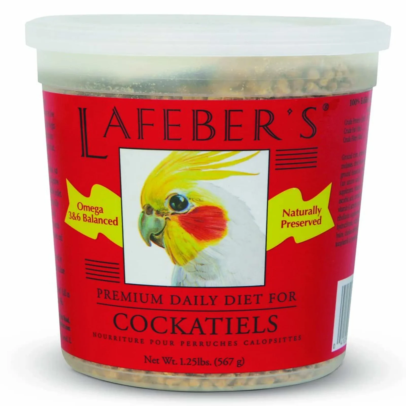 Lafeber Premium Diet Cockatiel Pellets Cockatiel 1.25lb