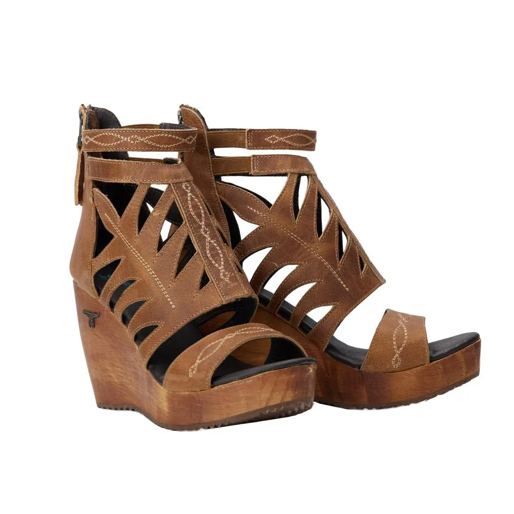 Lane Women`s Desert Clay Becca Wedge Sandal