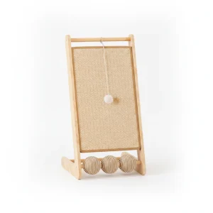 Large Vertical Sisal Cat Scratcher With Balls