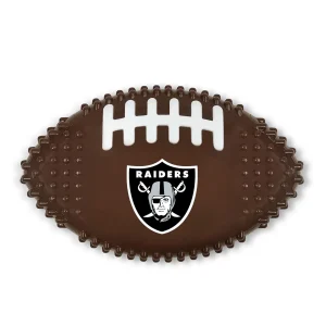 Las Vegas Raiders Hard Nylon Football Dog Chew Toy