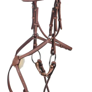 Laureate by Henri de Rivel Figure-8 Bridle with Rubber-Lined Reins