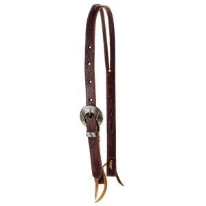 Layton Bits & Spurs Slit Ear Engraved Bar Heel Buckle Headstall