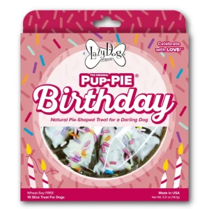 Lazy Dog Happy Birthday Pup-PIE for a Darling Girl 5oz.