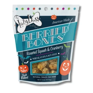 Lazy Dog Holiday Berried Bone Dog Treat 5oz.