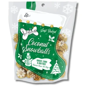 Lazy Dog Holiday Coconut Snowball Dog Treat 5oz.