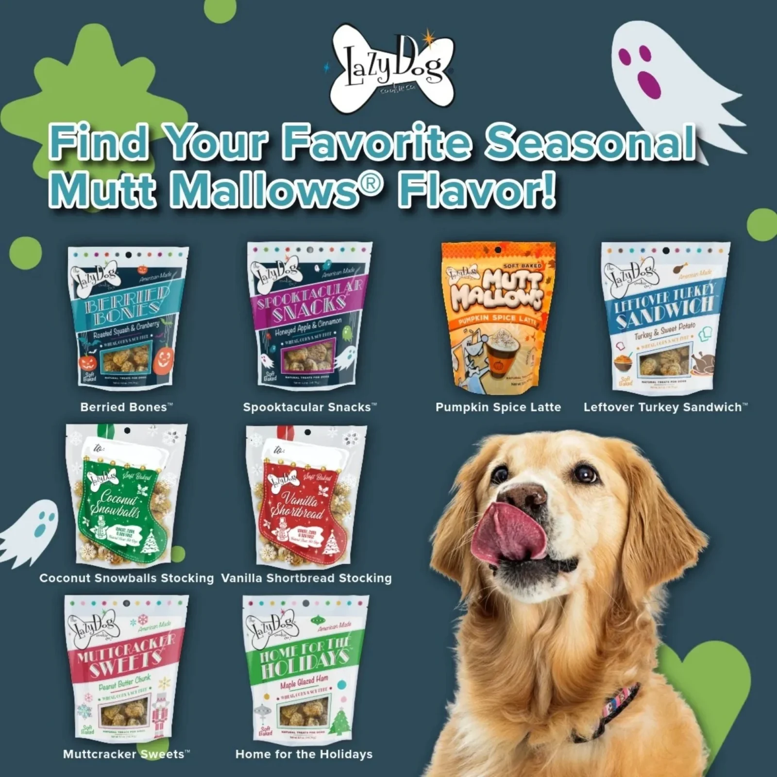 Lazy Dog Holiday Spooktacular Dog Treat 5oz. - Image 2