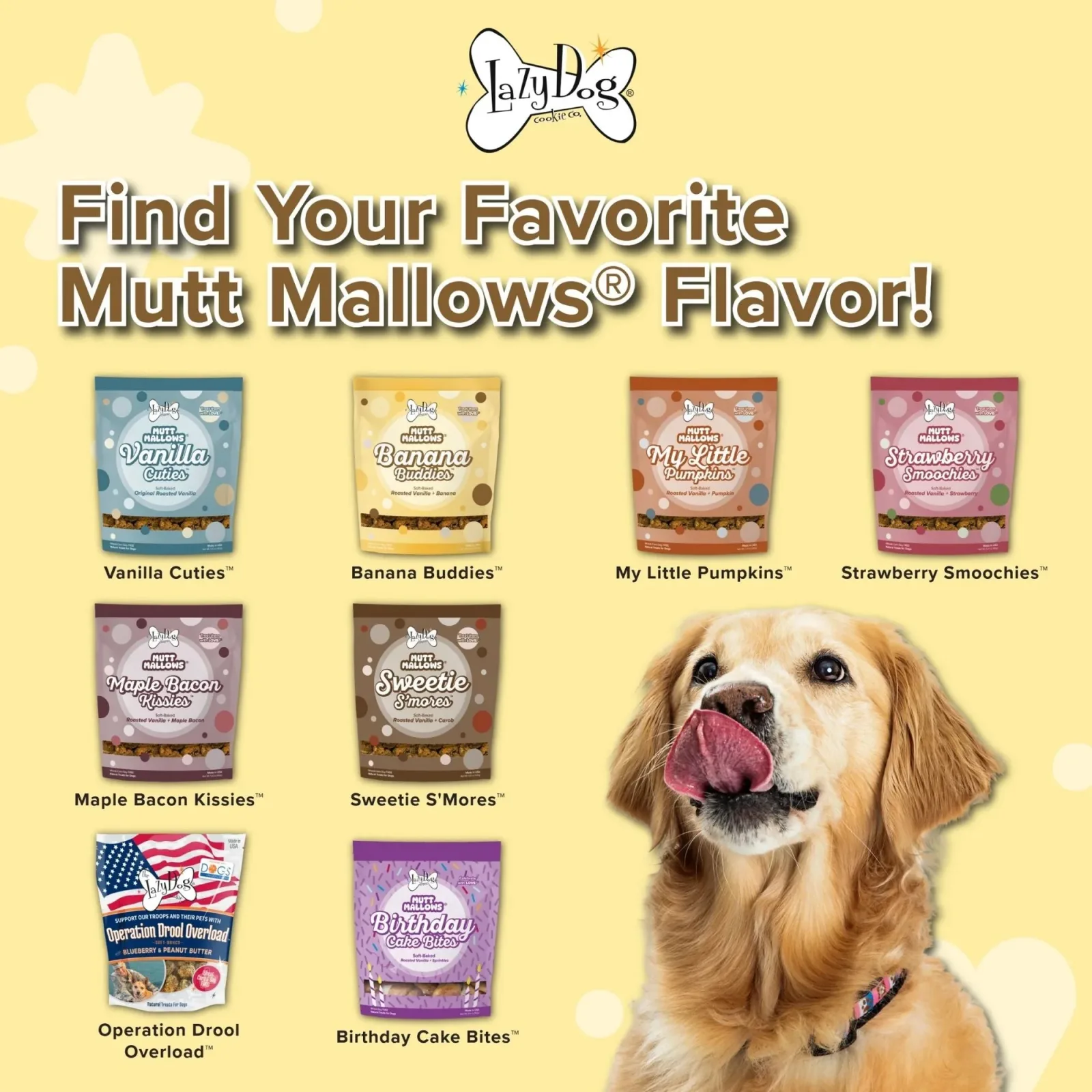 Lazy Dog Mutt Mallows Banana Buddies 5oz. (Case of 3) - Image 2