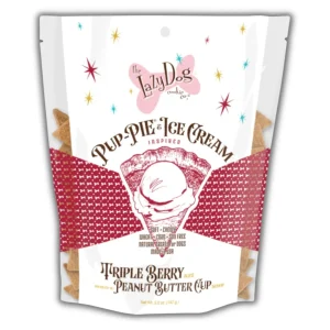 Lazy Dog Triple Berry with Peanut Butter Dog Treats 5oz. (Case of 3)