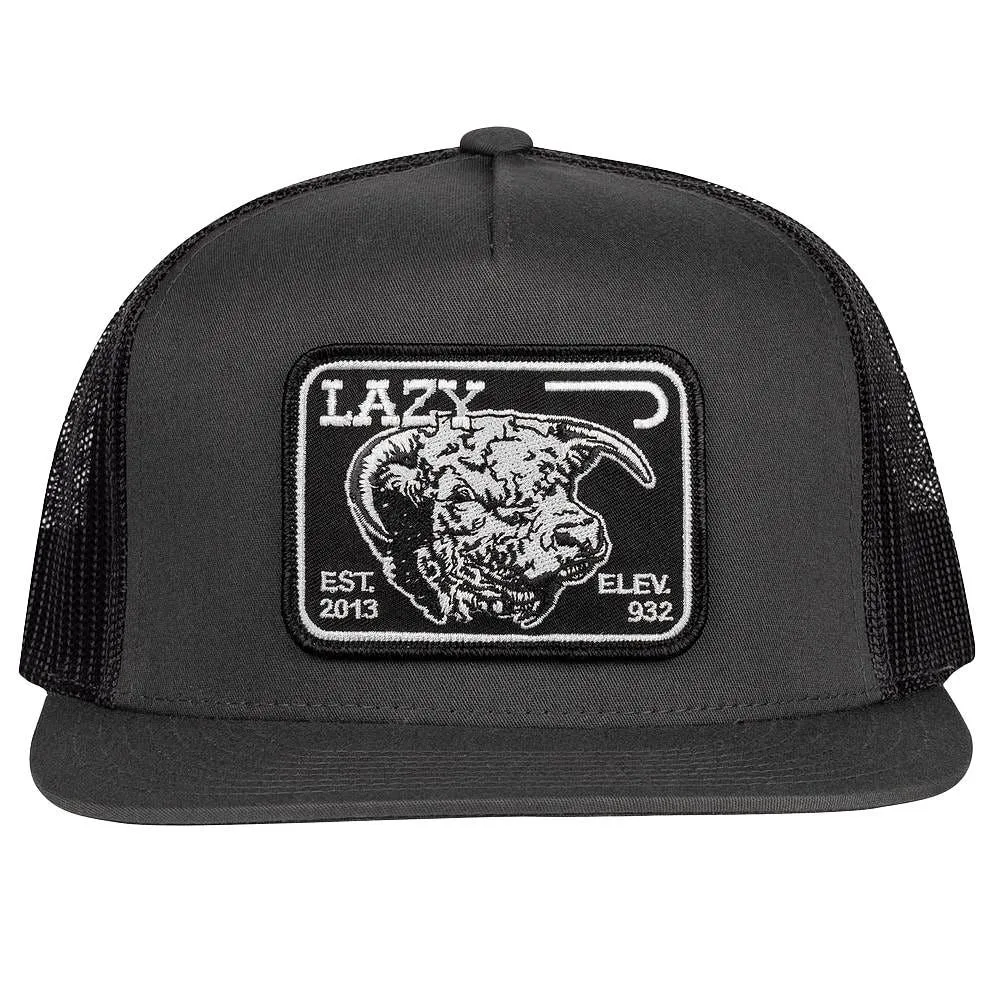 Lazy J Ranch Wear Grey & Black Elevation Herford Cap