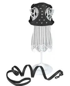 Leather Studs Harness or Leash (FINAL SALE)