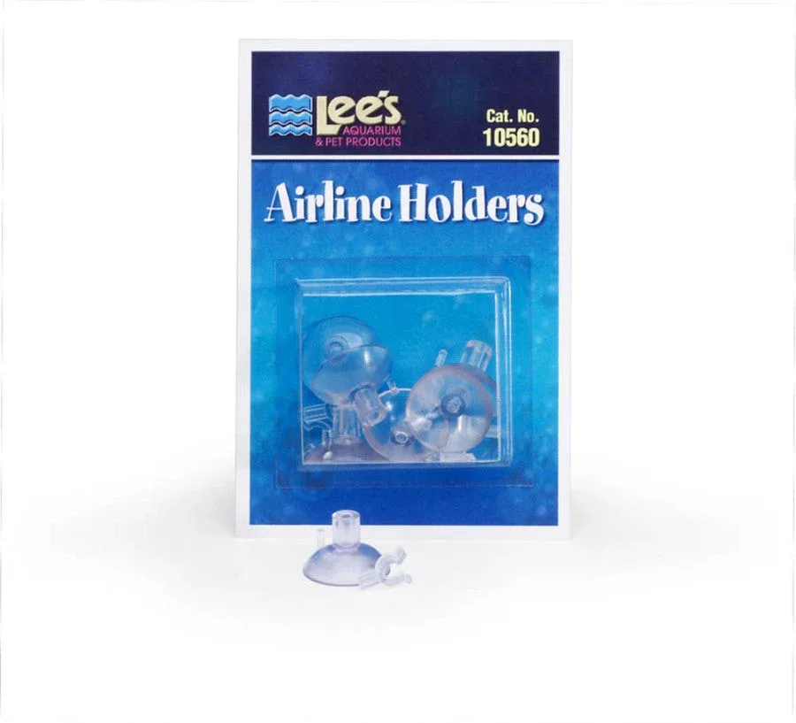 Lee's Aquarium & Pet Products Airline Holder Clear, 1ea/6 ct