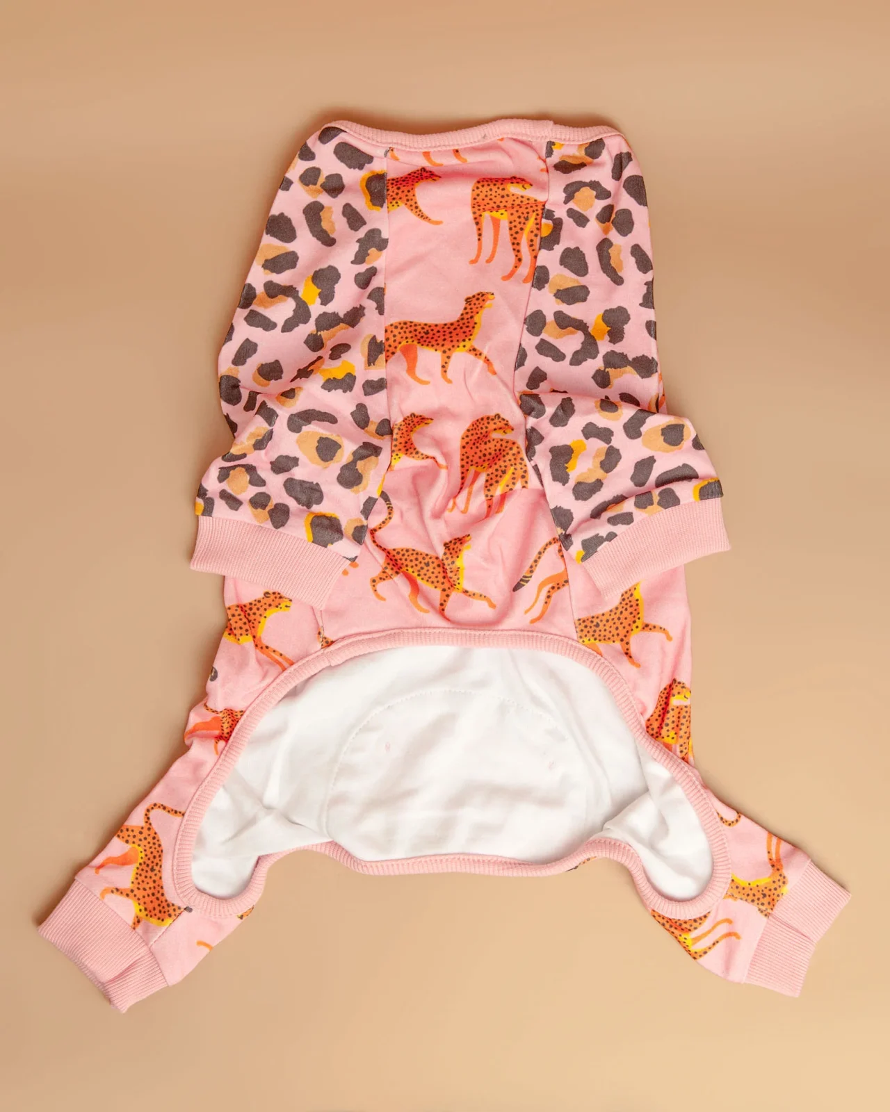 Leopard & Cheetah Print French Bulldog Pajamas (FINAL SALE) - Image 2