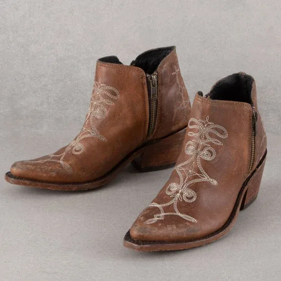 Liberty Black Mossil Tan Booties
