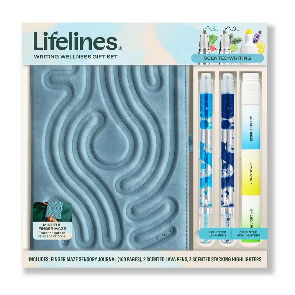 Lifelines Llc-Mcmanemin Blue Writing Wellness Gift Set