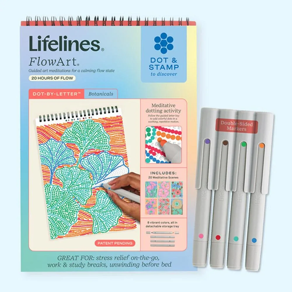 Lifelines Llc-Mcmanemin FlowArt Dot by Letter Botanicals
