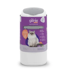 Litter Genie Cat Litter Disposal Pail W/ Odor Control, Compatible W/ Standard & Jumbo Refills