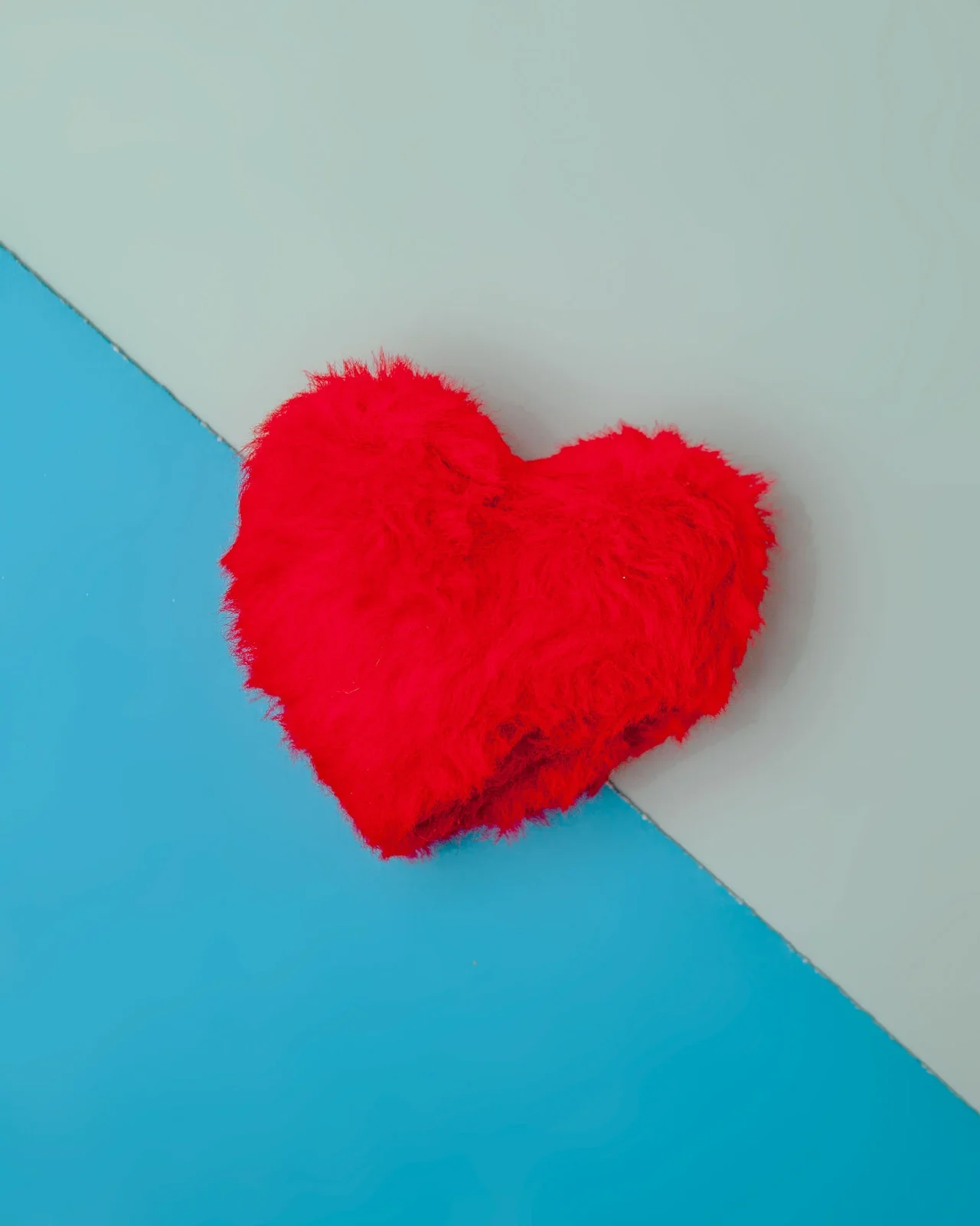 Little Heart Plush Catnip Cat Toy (Made in the USA)