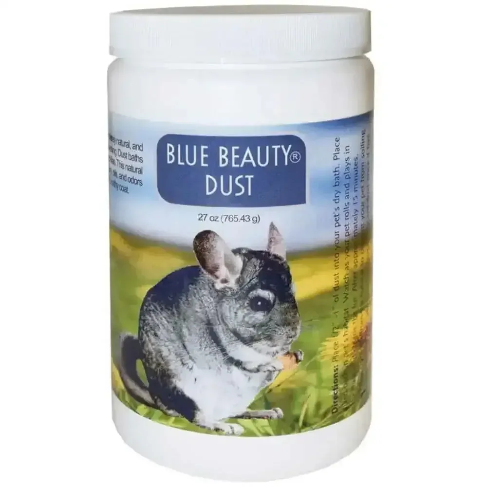 Lixit Blue Beauty Chinchilla Grooming Powder – Elevate Your Pet's Bathing Experience