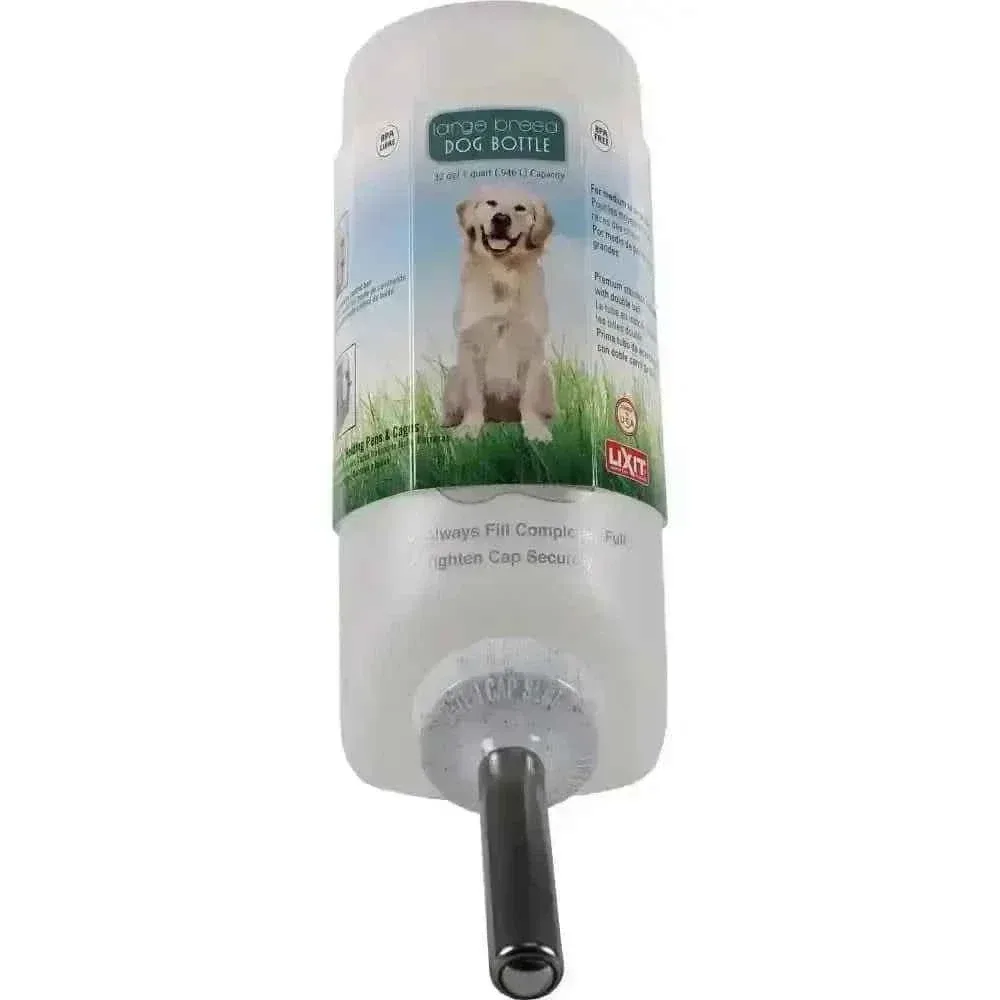 Lixit Large Breed Dog Water Bottle: Hydration Made Easy for Your Furry Friends
