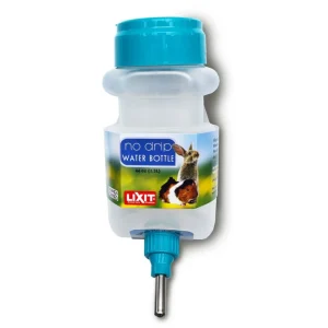 Lixit No Drip Top Fill Water Bottle, Rabbit and Guinea Pig, White, Clear, 44 oz