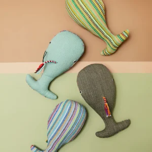 Loomed Whale Dog Toy