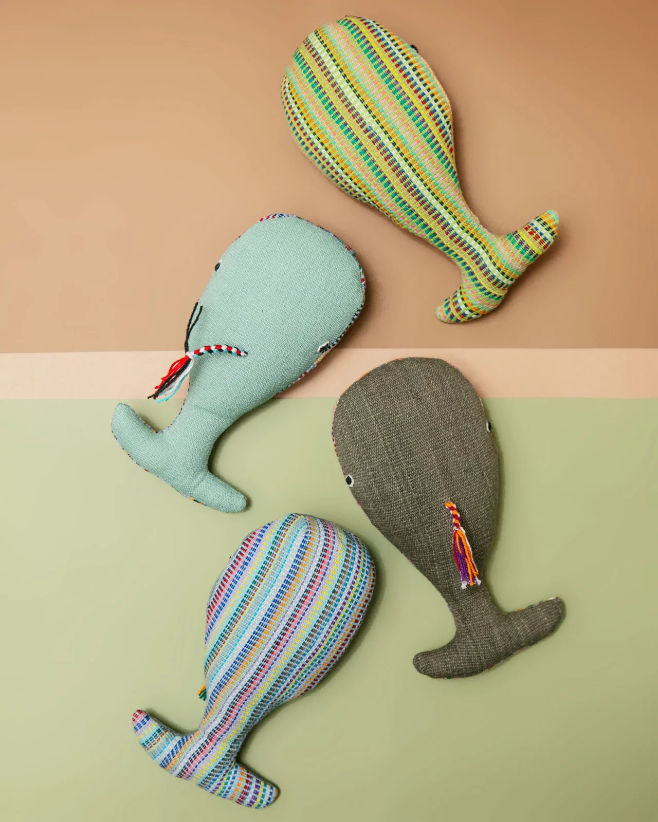 Loomed Whale Dog Toy