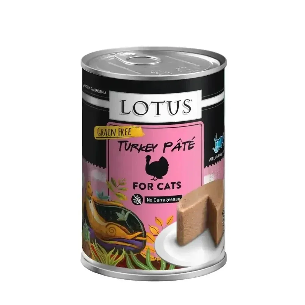 Lotus Turkey Pate Grain-Free Canned Cat Food