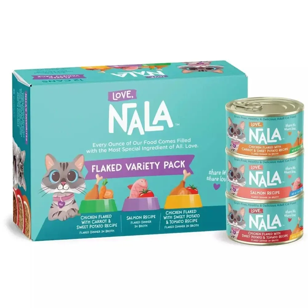 Love, Nala Flaked Variety Pack 2.8oz - 12 per Case