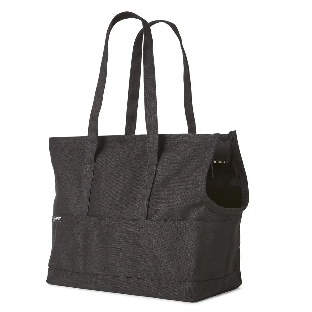 LOVE THY BEAST | Canvas Pet Tote in Black