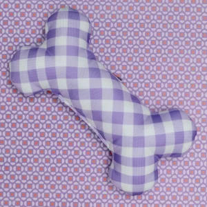 Lovely in Lilac Squeaky Dog Bone Toy (Made in the USA) <>