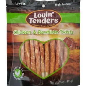 Lovin Tenders Chicken and Rawhide Twists