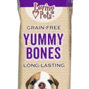 Loving Pet Yummy Bone Chicken Flavor Filled Dog Treat Wrapped 2.8oz