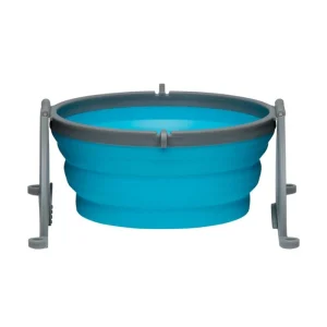 Loving Pets Bella Roma Travel Dog Bowl Blue Small