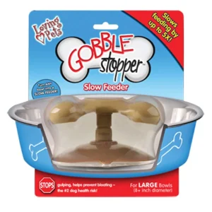 Loving Pets Gobblestopper Slow Feeder 1ea/MD, 6-8 in