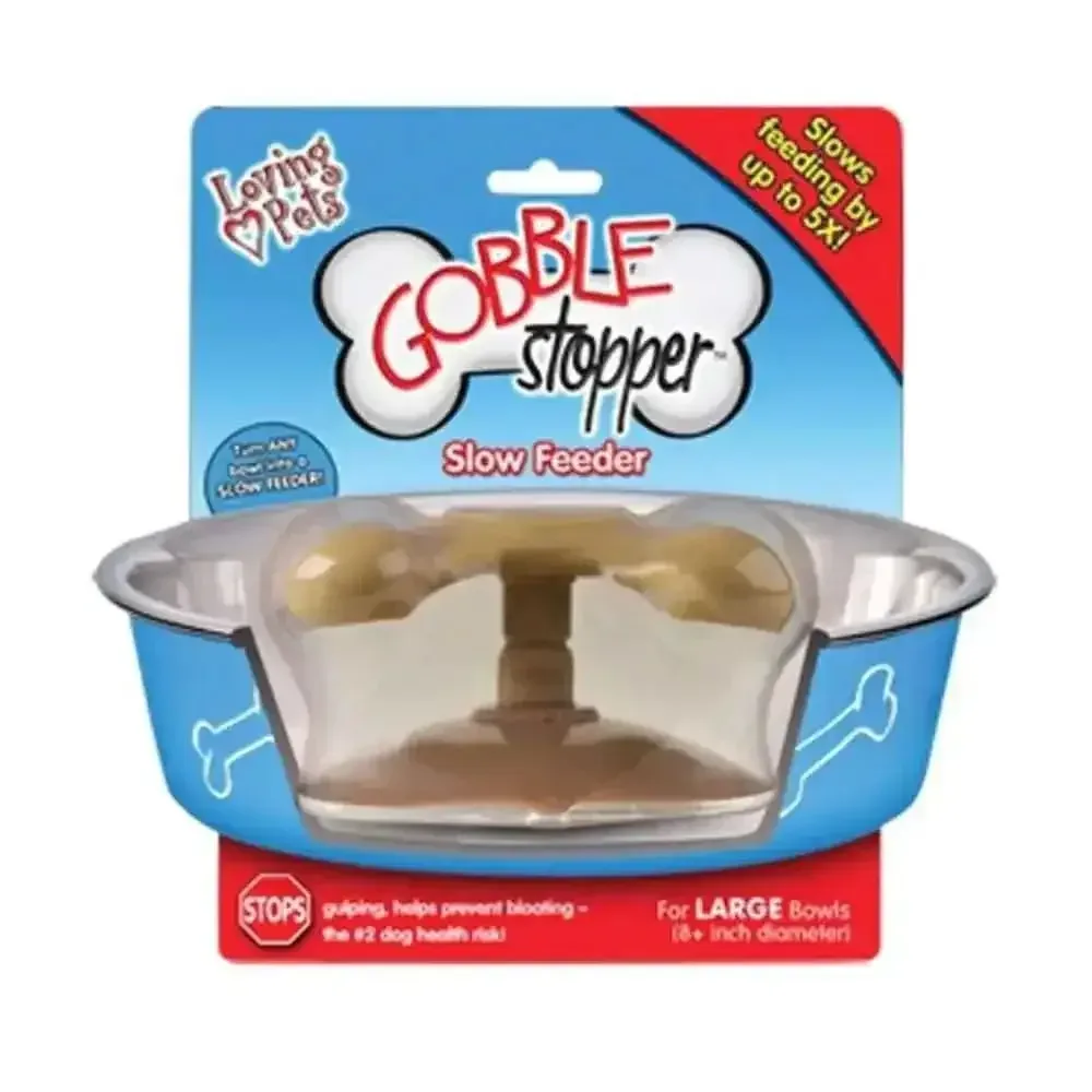 Loving Pets Gobblestopper Slow Feeder Medium, 6 In - 8 in