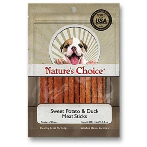 Loving Pets Nature Choice Sweet Potato and Duck Meat Sticks Dog Treat 2oz