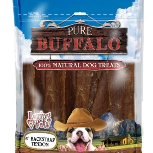 Loving Pets Pure Buffalo û Backstrap Tendon Dog Treat 20pk/6in