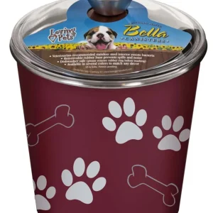 Loving Pets Treat Canister Merlot, 1ea