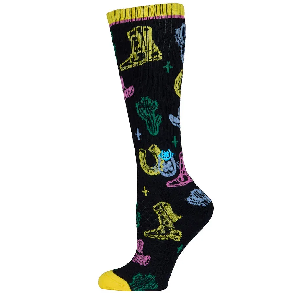 Lucky Chuck Neon Wrangler Performance Socks - Image 2