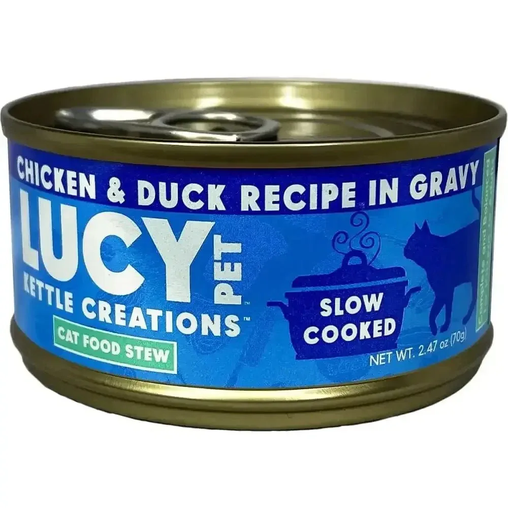 Lucy Pet Products Kettle Creations Wet Cat Food 12ea/2.75 oz - Premium Adult Nutrition
