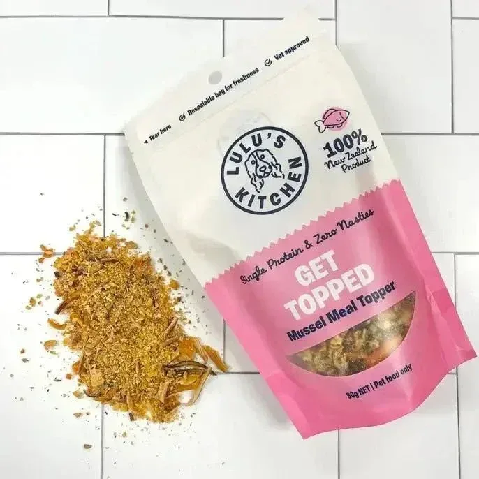 Lulu's Kitchen Get Topped! Green Lipped Mussel Meal Topper & Enhancer