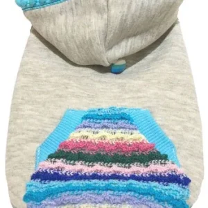 LUNA BLUE | Marble Hoodie in Grey